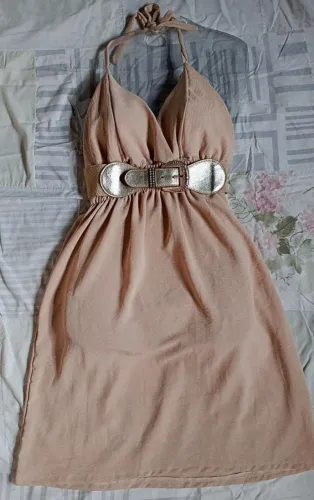 Vestido bege