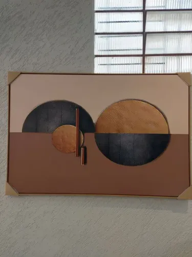 Quadro abstrato moderno para decoração