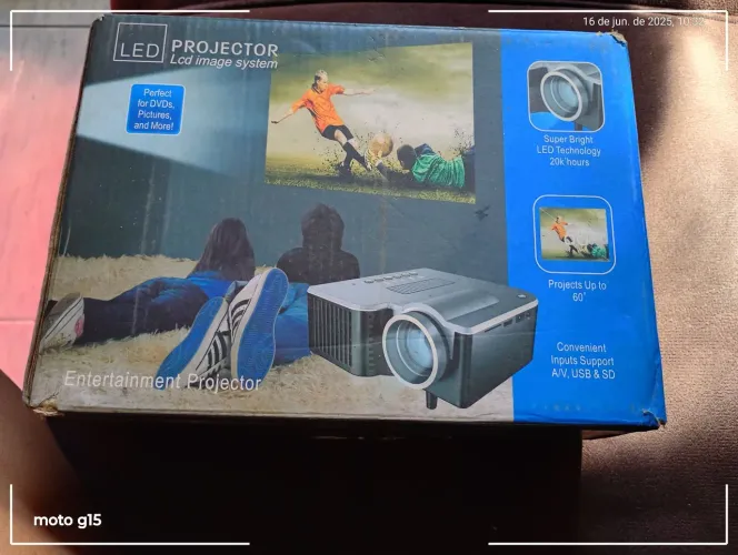 Projetor LED Lcd Image System - Perfeito para DVD's