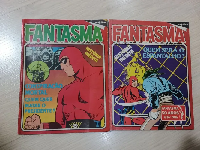 Lote 2 gibis Fantasma - Coleção (Edições 355 e 367)