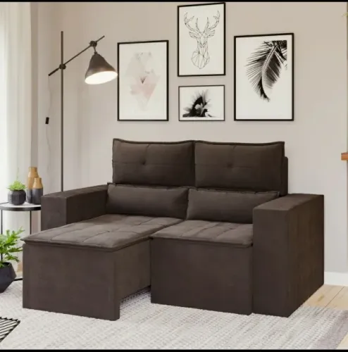 Sofá Retrátil e Reclinável Viena 1.60cm (Novo)