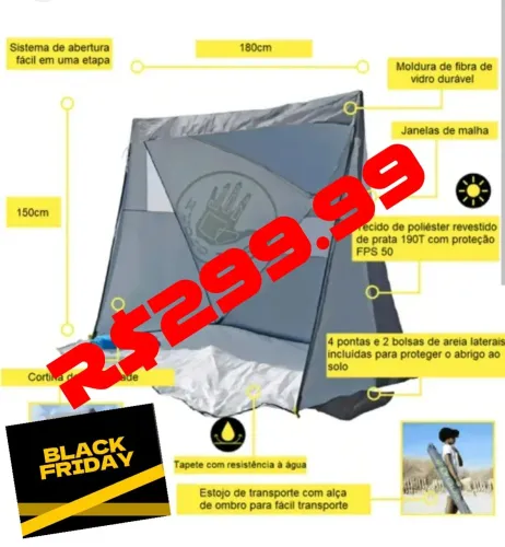 Barraca praia body Groove 