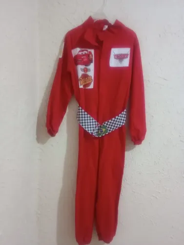 Macacão infantil de piloto - Cars McQueen