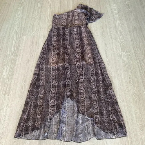 Vestido Festa Organza Longo