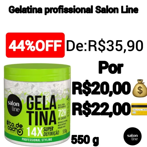 Gelatina Profissional Styling-Salon line