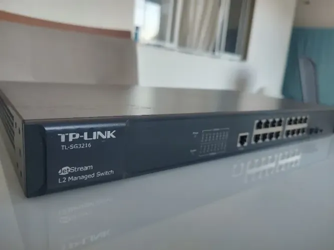 Switch 16 portas GIGABIT Gerenciável L2 TP-Link TL-SG3216 Jetstream, Switch Gerenciável