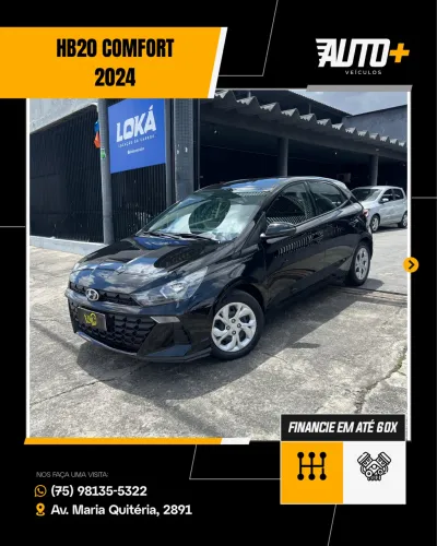 Hyundai HB20 Comfort Plus 1.0 Flex 12V Mec. 2024