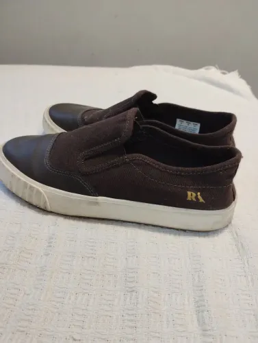 Tênis Infantil Slip On Marrom Reserva Tam 35