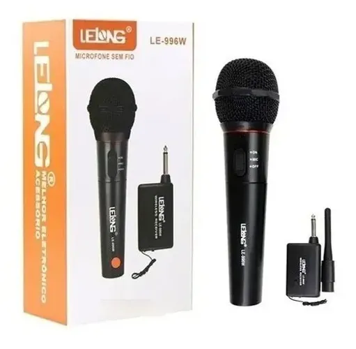 Microfone Sem Fio Profissional - Lelong