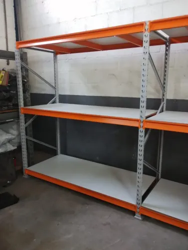 Prateleira para estoque de mercadorias 3 níveis 500kg cada nivel