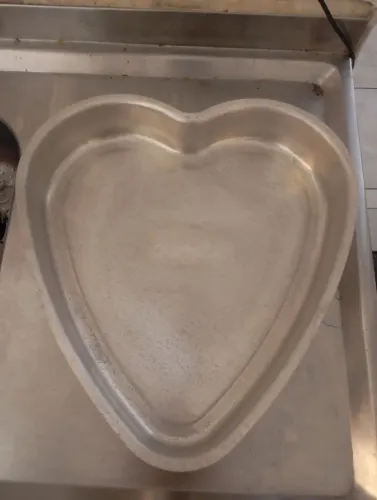 Forma de Alumínio Coração - Grande