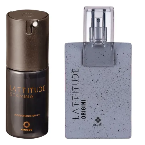 Kit perfume Lattitude Origini e desodorante spray stamina 