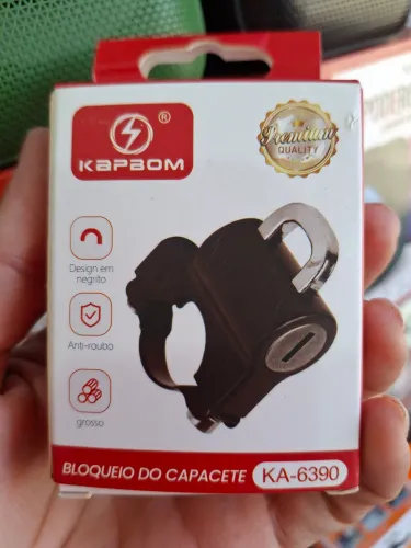 Bloqueio de capacetes