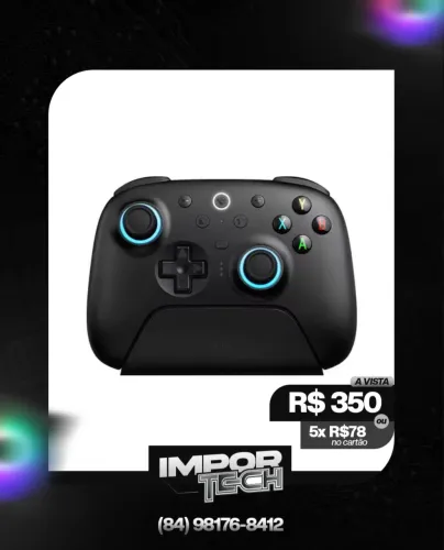 Controle 8bitdo ultimate 2. @importech_084