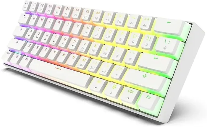 Teclado Gamakay mk61 Switch Òptico Gateron yellow