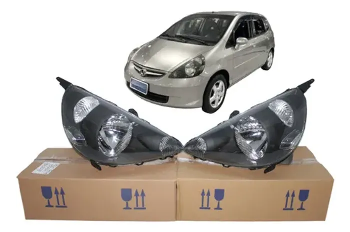Par Farol Honda Fit 2003 2004 2005 2006 2007 2008 Novo