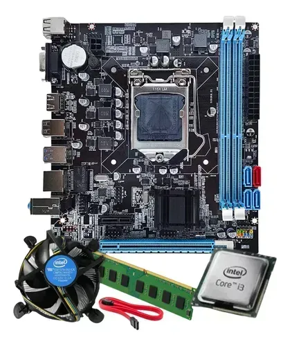 Kit Upgrade I3 6100 + Mb H110 + Mem. 8gb Ddr4 + Cooler ,com garantia