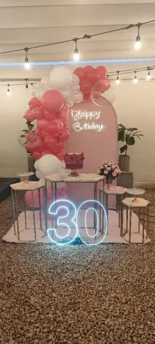 Decoração adulto com balões