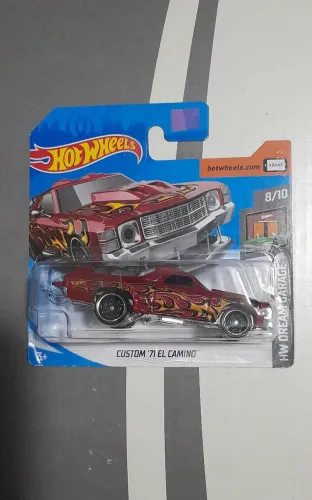 Miniatura colecionável Hot Wheels Custom '71 El Camino