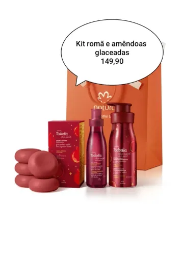 Body Splash e hidratante Romã e Amêndoas glaceadas 