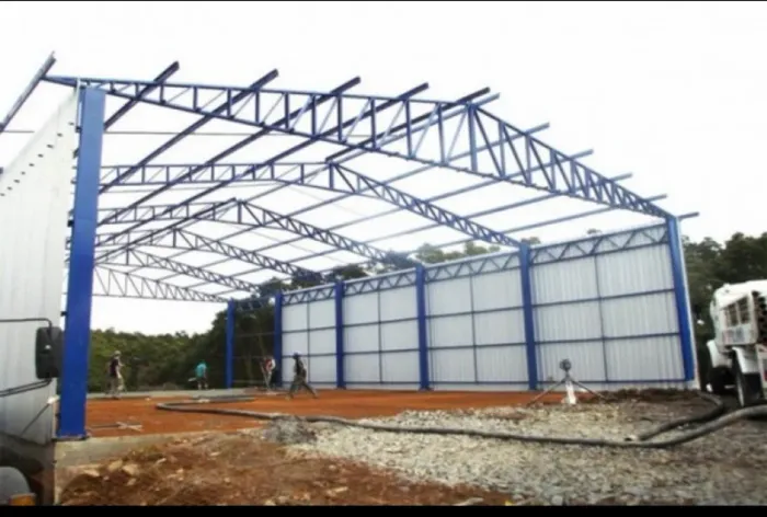 KIT ESTRUTURA METÁLICA ? Tesouras e Colunas ? Pronta Entrega 