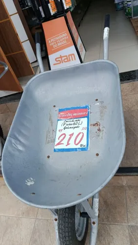 Carrinho de mão Fischer 60L Galvanizado