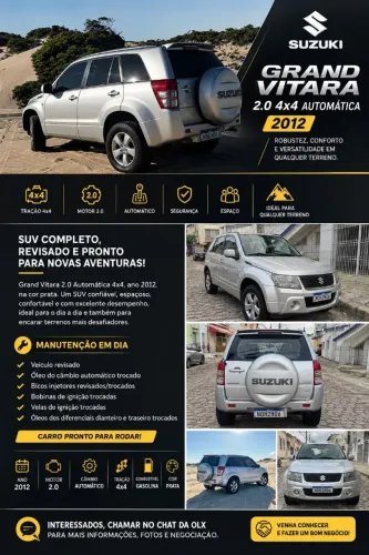 Suzuki Grand Vitara 2.0 16V 4x2/4x4 5P Aut. 2012