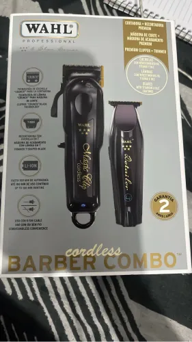 Kit Magic clip cordless preto com dourado