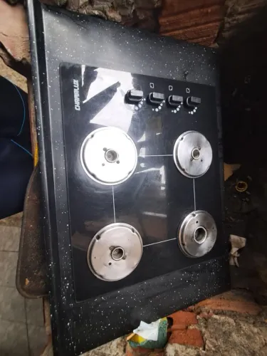 Fogão  crocktop  com base pra balcão 