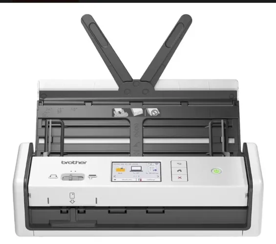 Scanner De Mesa Compacto Brother Ads1800w Wifi Duplex Branco