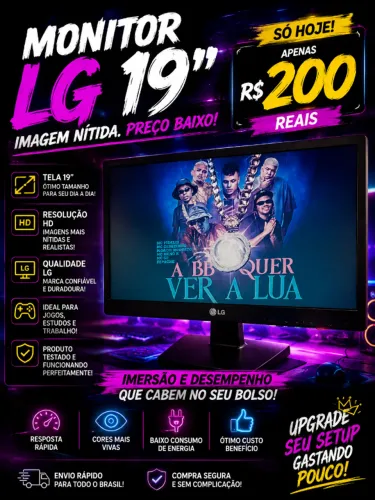 Monitor LG 19 polegadas