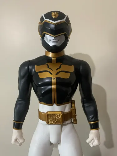 Boneco Power Rangers Preto Megaforce