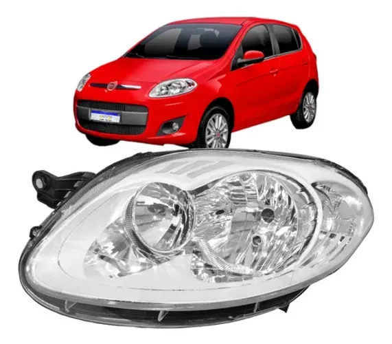 Farol Fiat Palio 2012 2013 2014 2015 2016 2017 2018 Novo L.e - Esquerdo