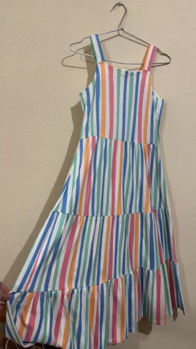 Vestido colorido longo TAM 14