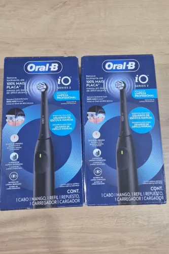 Escova Elétrica Oral-B iO Series 2 - Nova/Lacrada na Caixa c/ Refil e Carregador