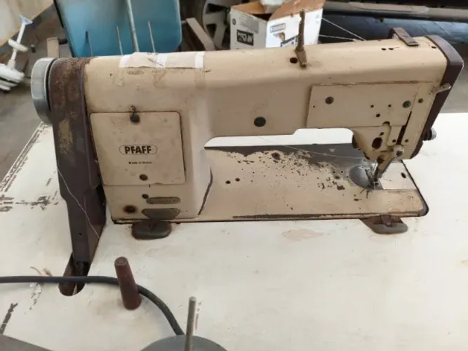Cabeçote Máquina de Costura Industrial Reta PFAFF - Vintage / Antiga - Made in Brazil