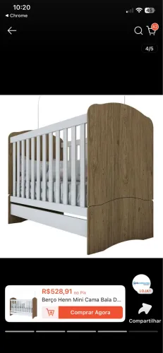 Berço que vira cama