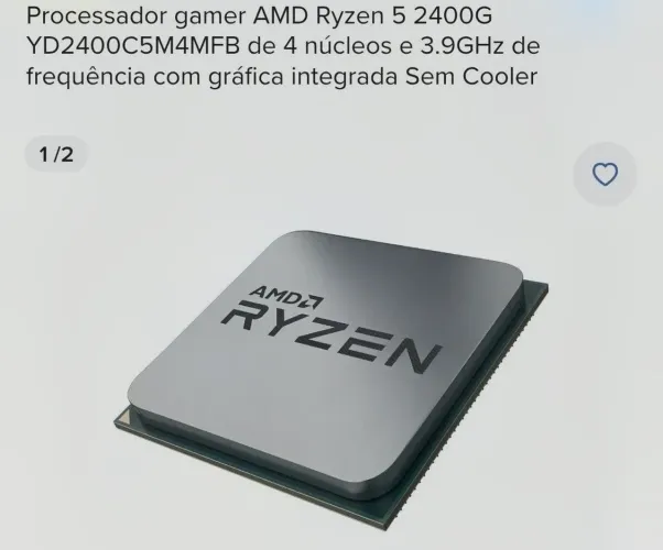 Processador Ryzen 5 2400g