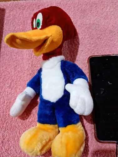 Pelúcia Pica-pau original Woidypeacker importado vintage