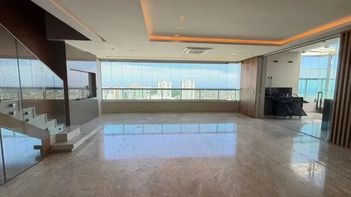 Cobertura p/ venda, 355 m2, 3 suítes, gabinete, vista linda, no  Horto Florestal - Salvado