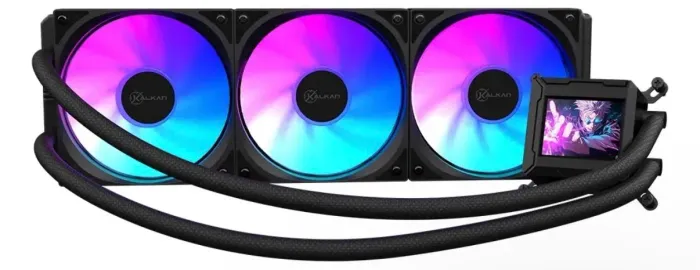Watercooler Kalkan 360mm Argb Aura Lcd 360 Preto