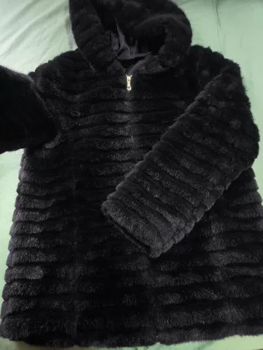 CASACO PELUDO PELOS FOFO ITÁLIA