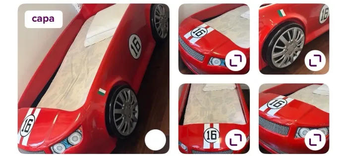 Cama de carro infantil 