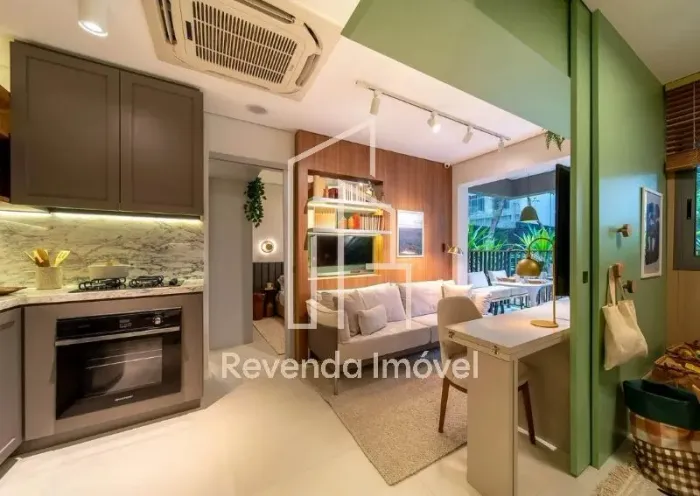 Apartamento à venda em Santo Amaro, São Paulo-SP: 2 quartos, 1 banheiro, 41,00 m² de área.