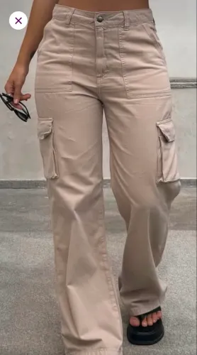 Calça cargo Areia 