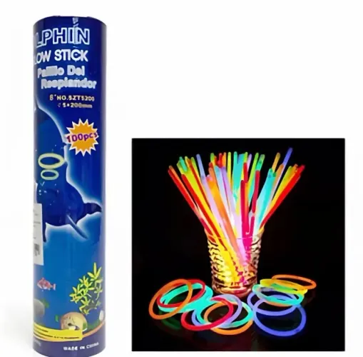 Pulseiras Neon Luminosas para Festa - Coloridas | Lote com 90+ Unidades