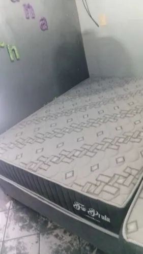 Cama box casal molas colchão e base