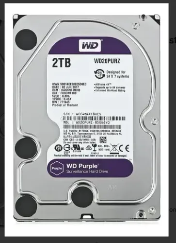 Disco Rígido Hd 2tb Western Digital Purple