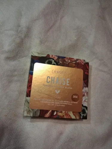 blush colourpop chaise pressed powder
