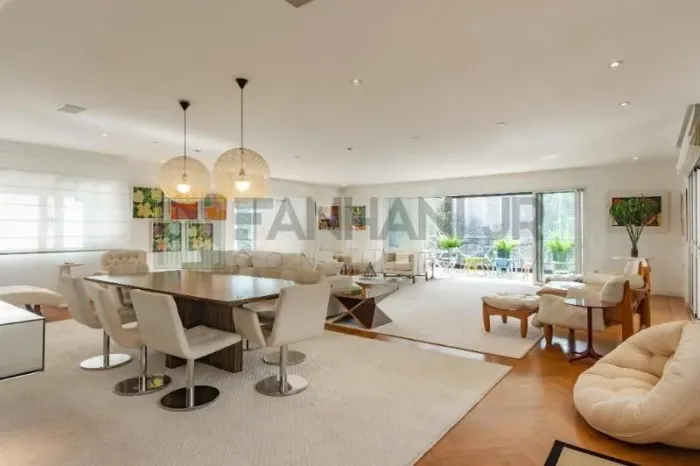 Apartamento para alugar com vista em São Paulo-SP, 4 Quartos, 3 Suítes, 350m² - Jardim Eur